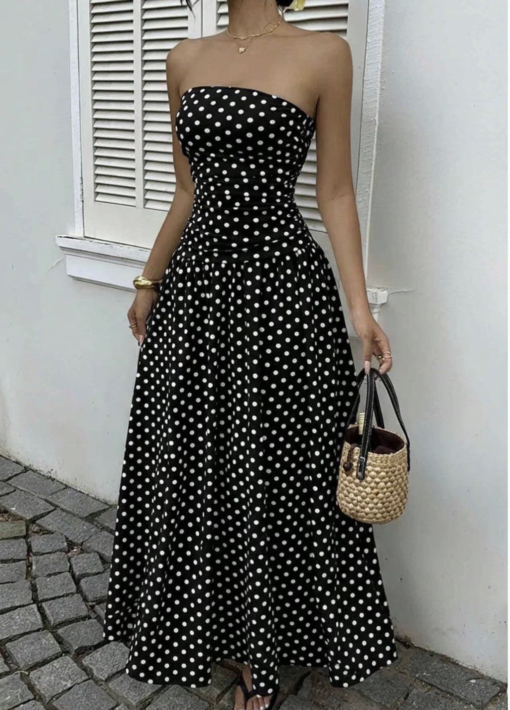 MAXI DOTS SUMMER DRESS
