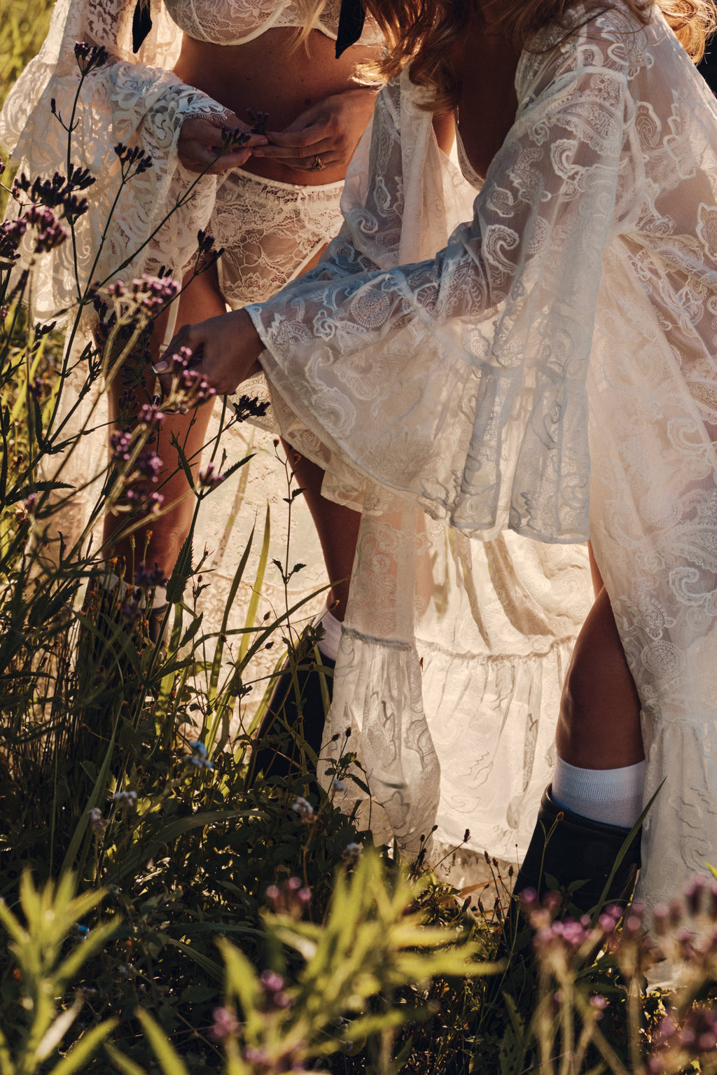 Kalina Lace Kimono Robe