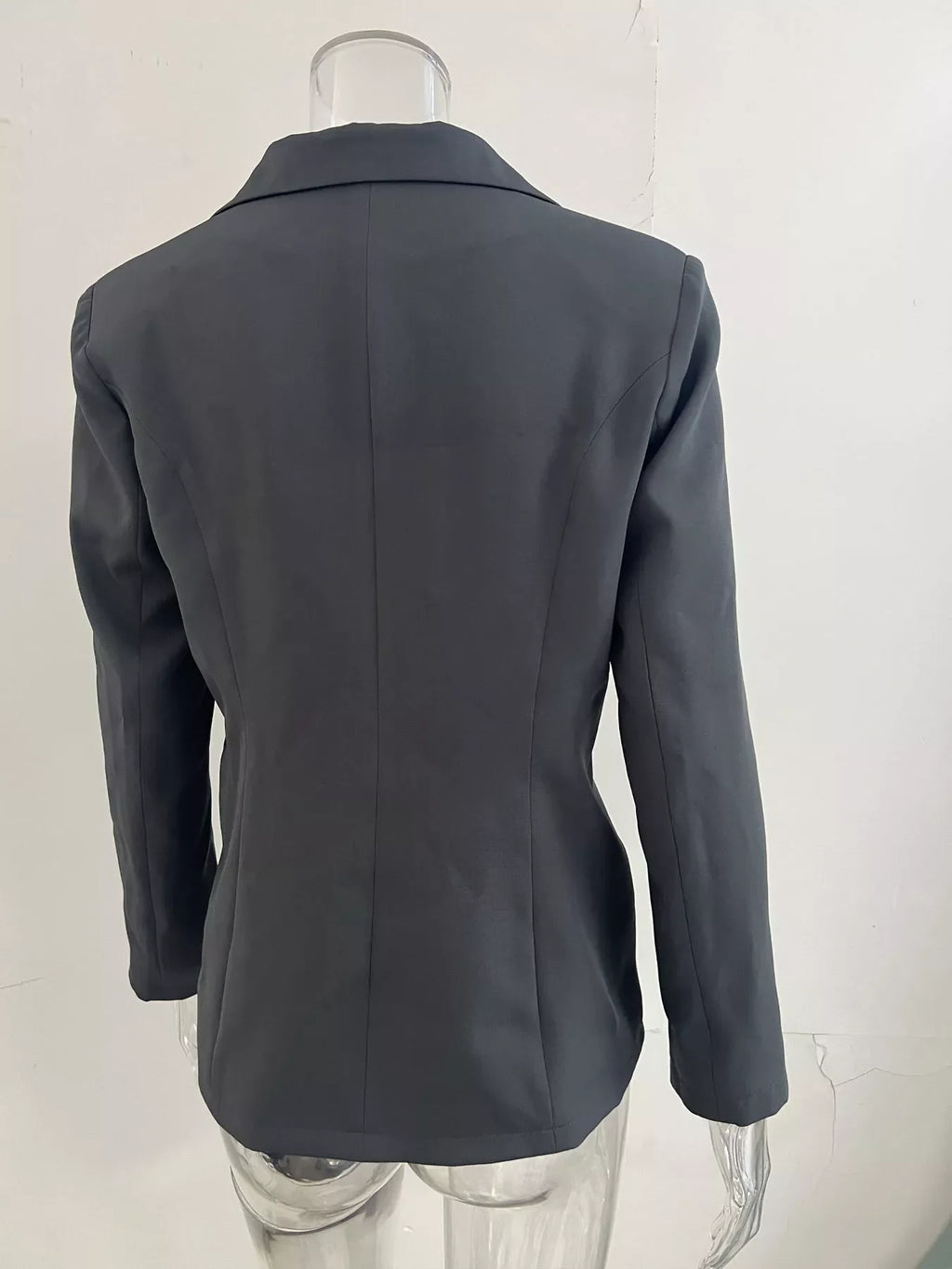 Slim-Fit Single-Button Casual Blazer