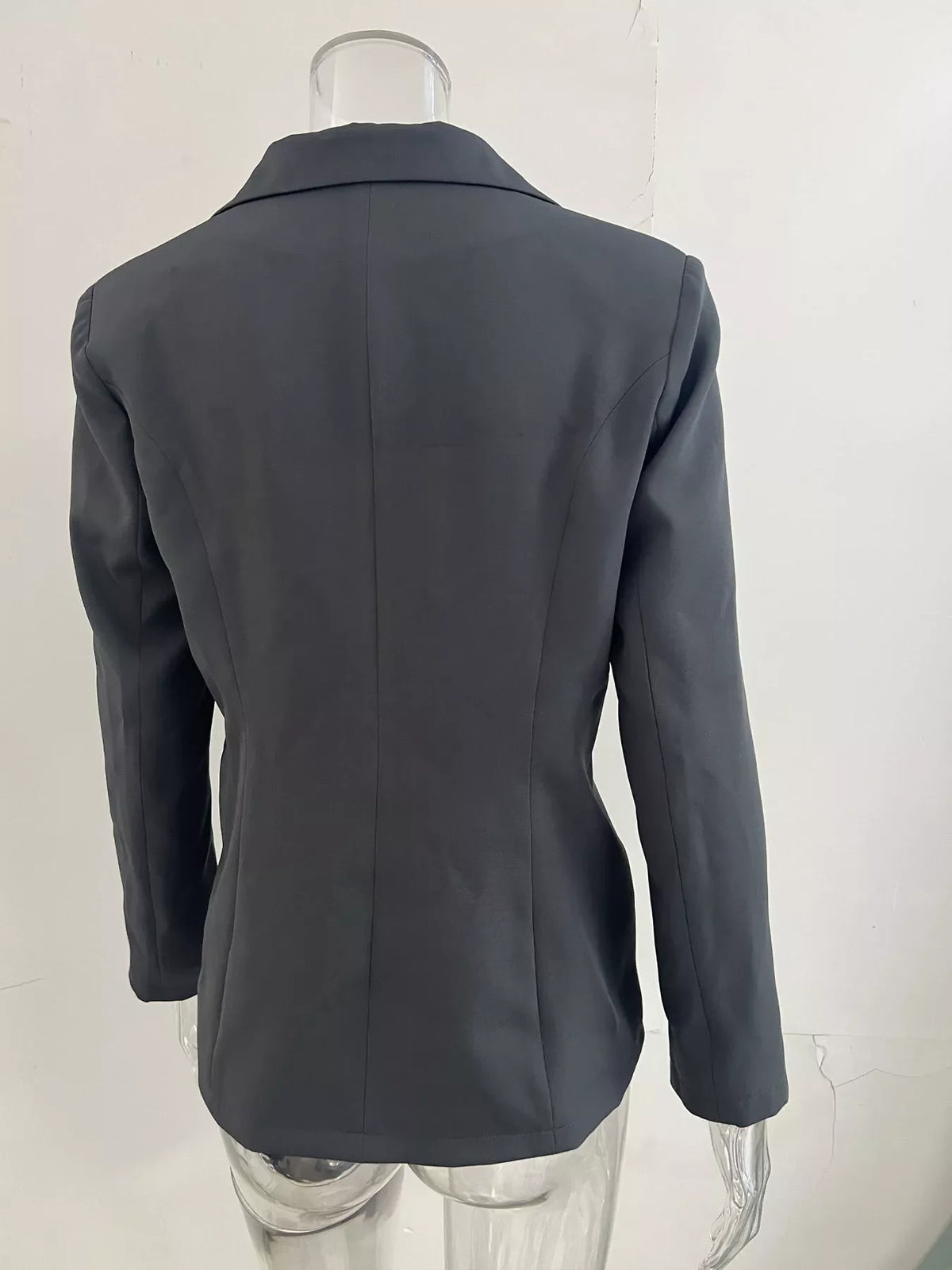 Slim-Fit Single-Button Casual Blazer