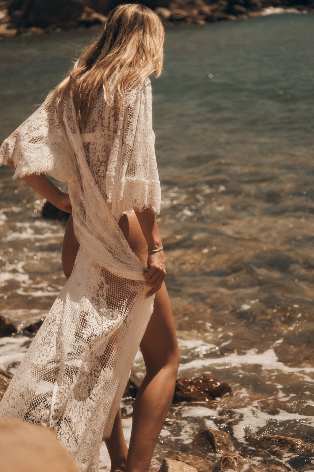 Leah Lace Robe