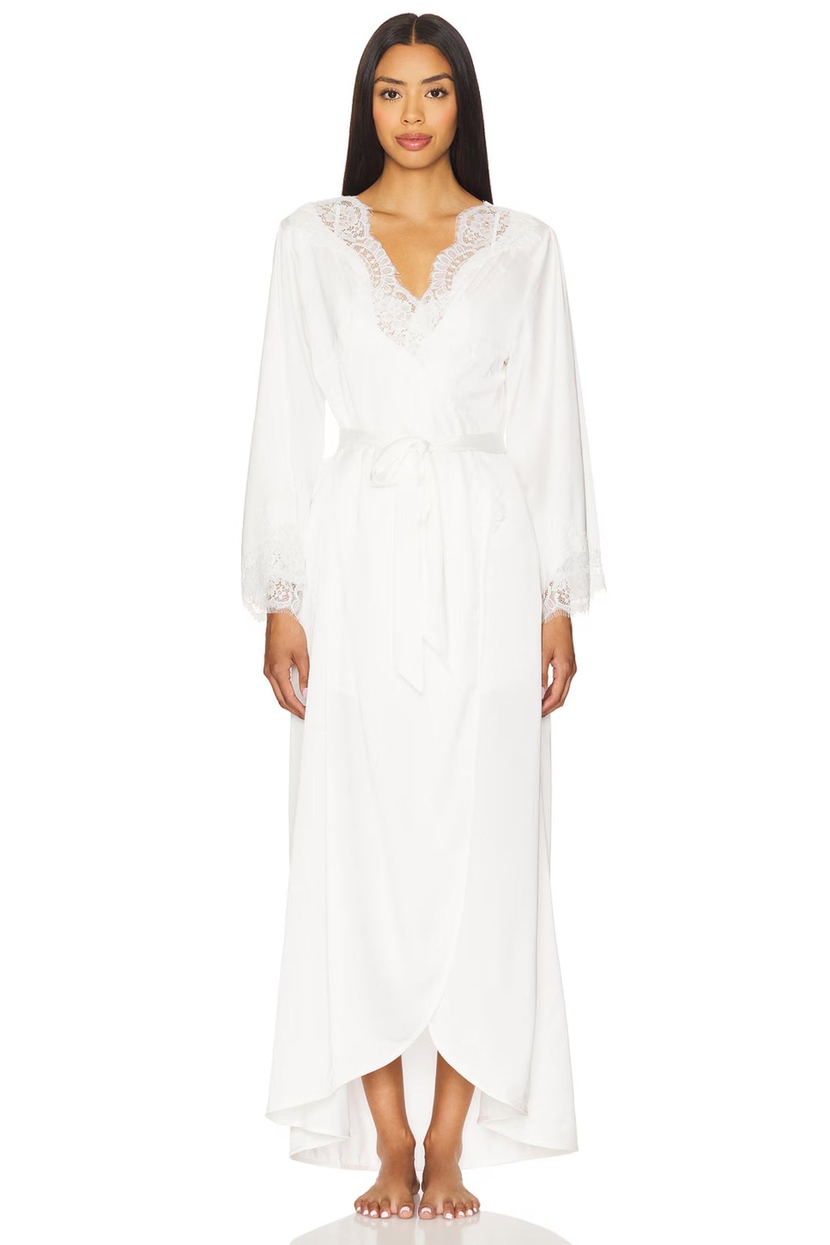 Sian Long Robe - White