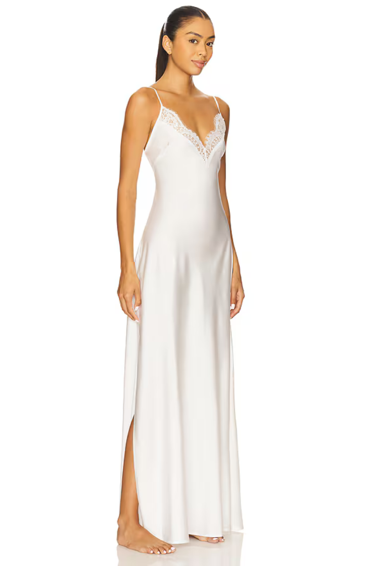Sian Long Slip - White