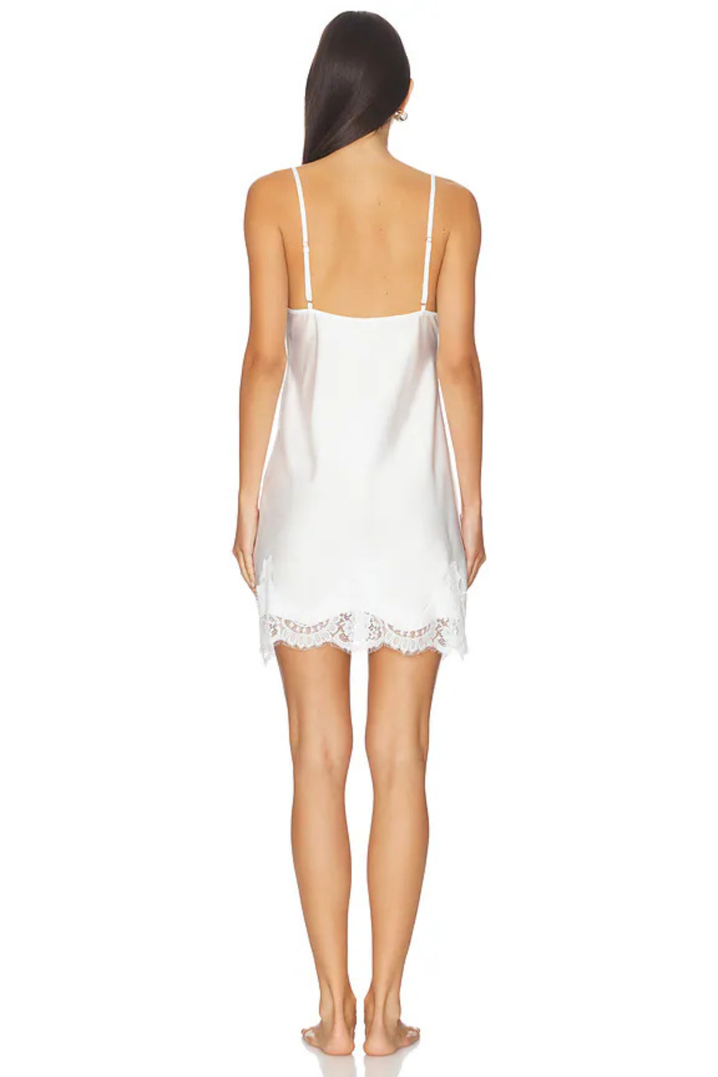 Sian Lace Slip - White