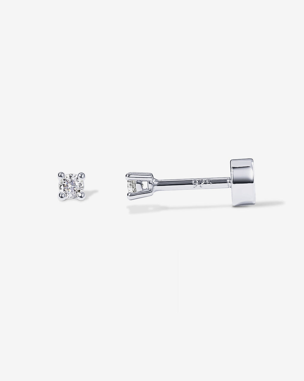 Cubic Zirconia Flat Back Studs