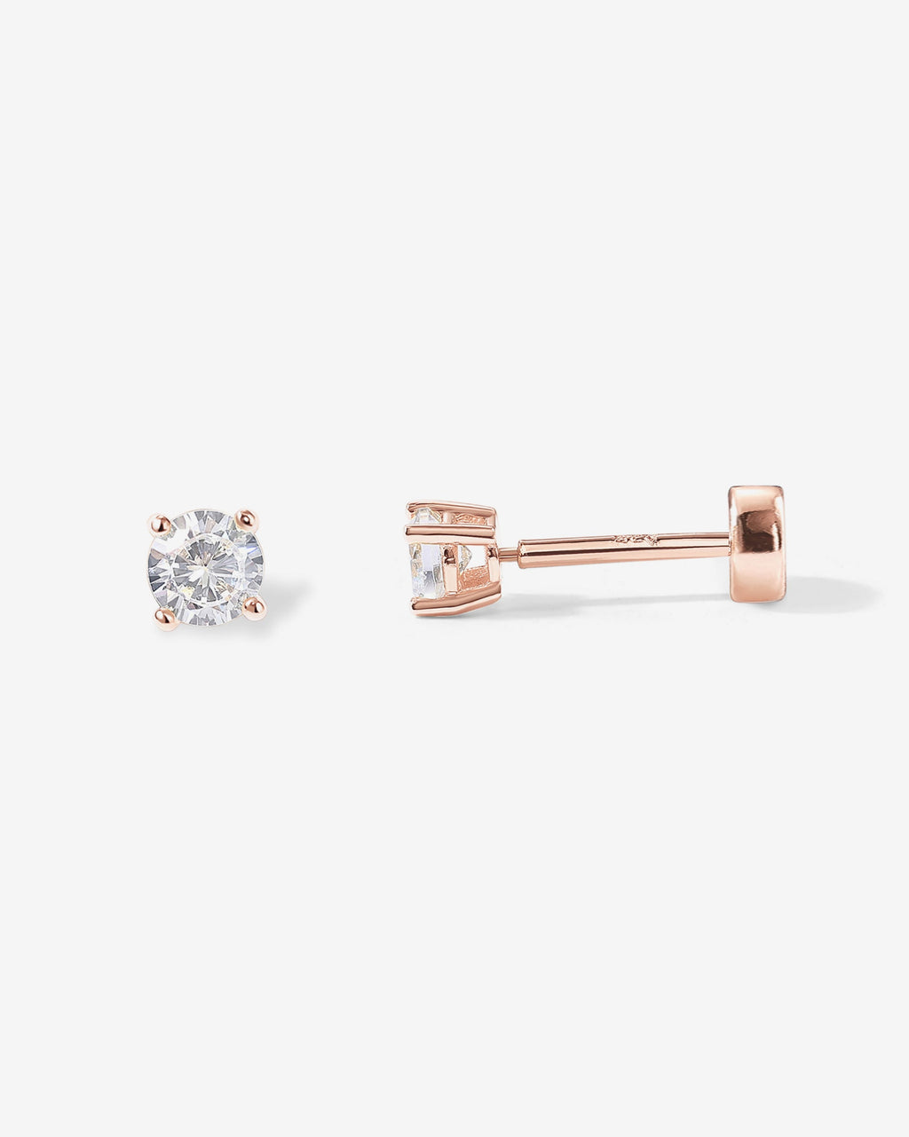 Cubic Zirconia Flat Back Studs