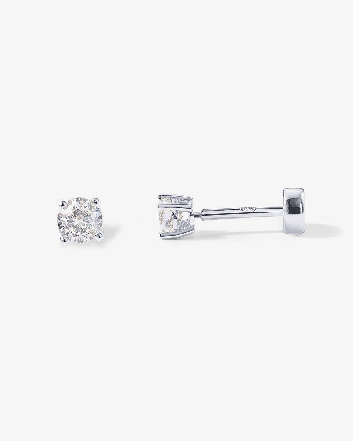 Cubic Zirconia Flat Back Studs