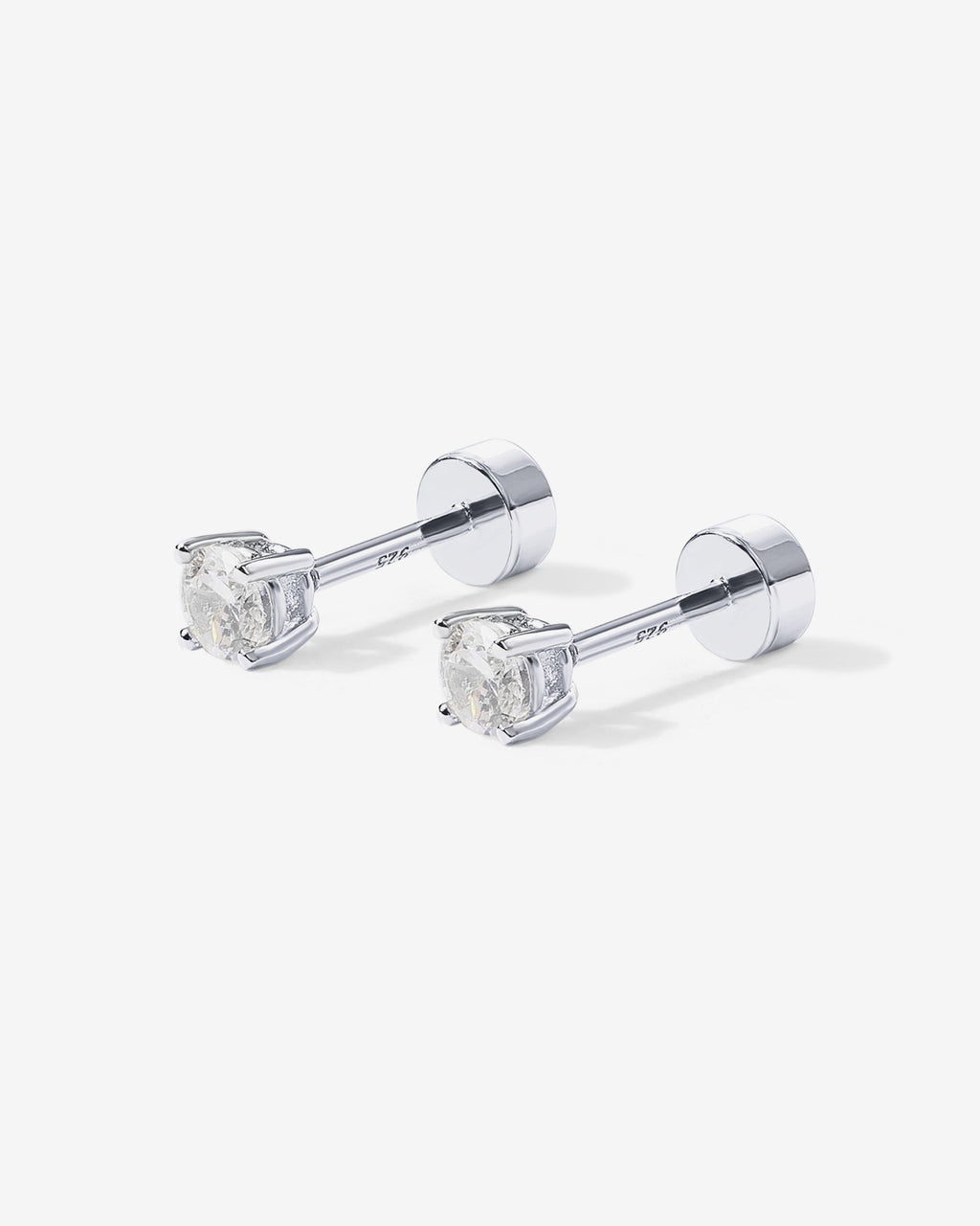 Cubic Zirconia Flat Back Studs