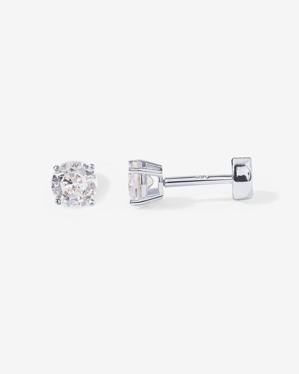 Cubic Zirconia Flat Back Studs