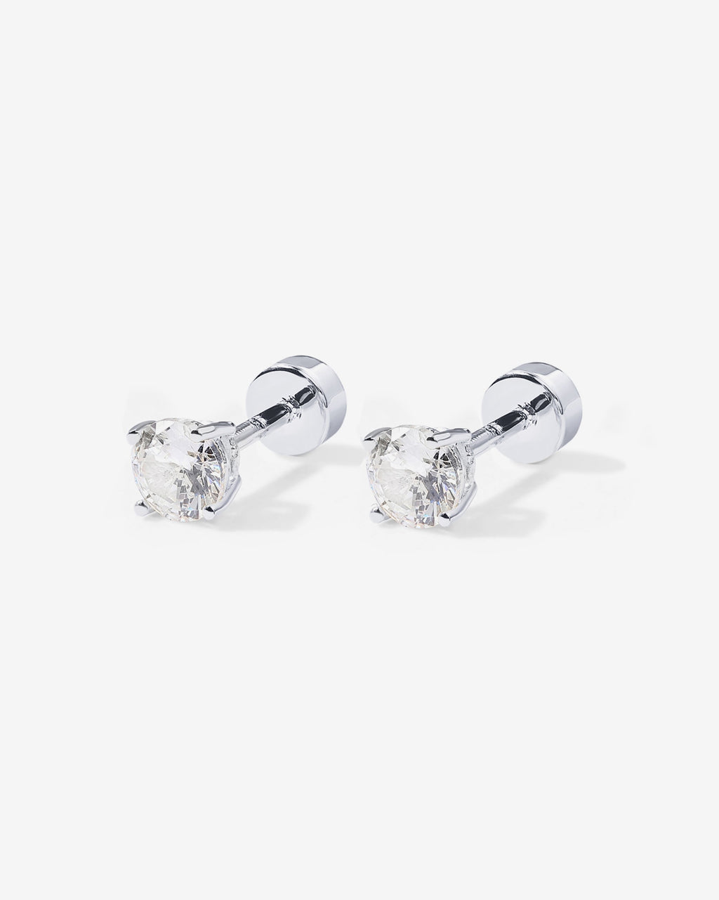 Cubic Zirconia Flat Back Studs