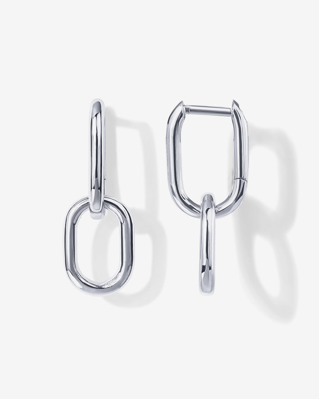 Convertible Paper Clip Link Hoops
