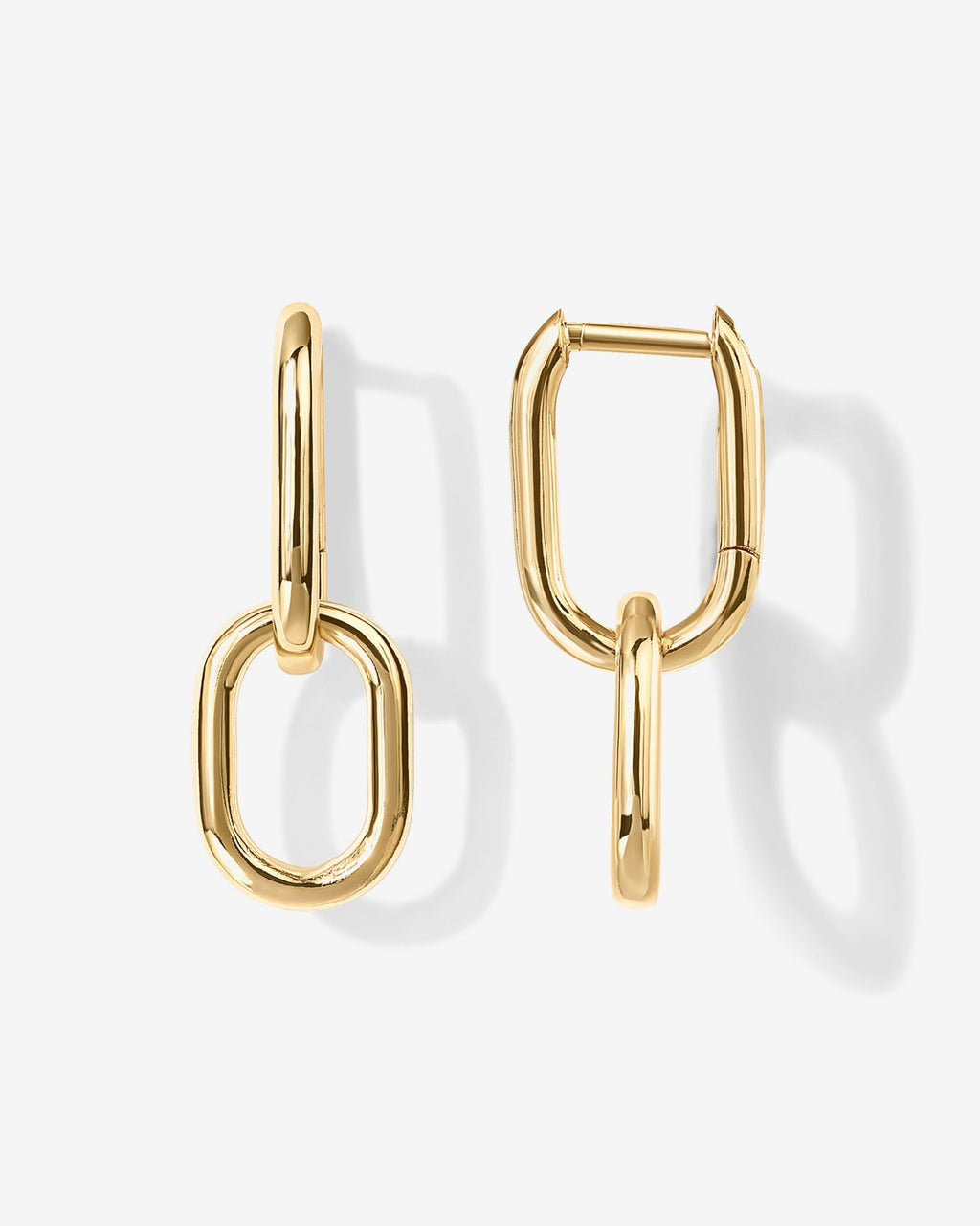 Convertible Paper Clip Link Hoops