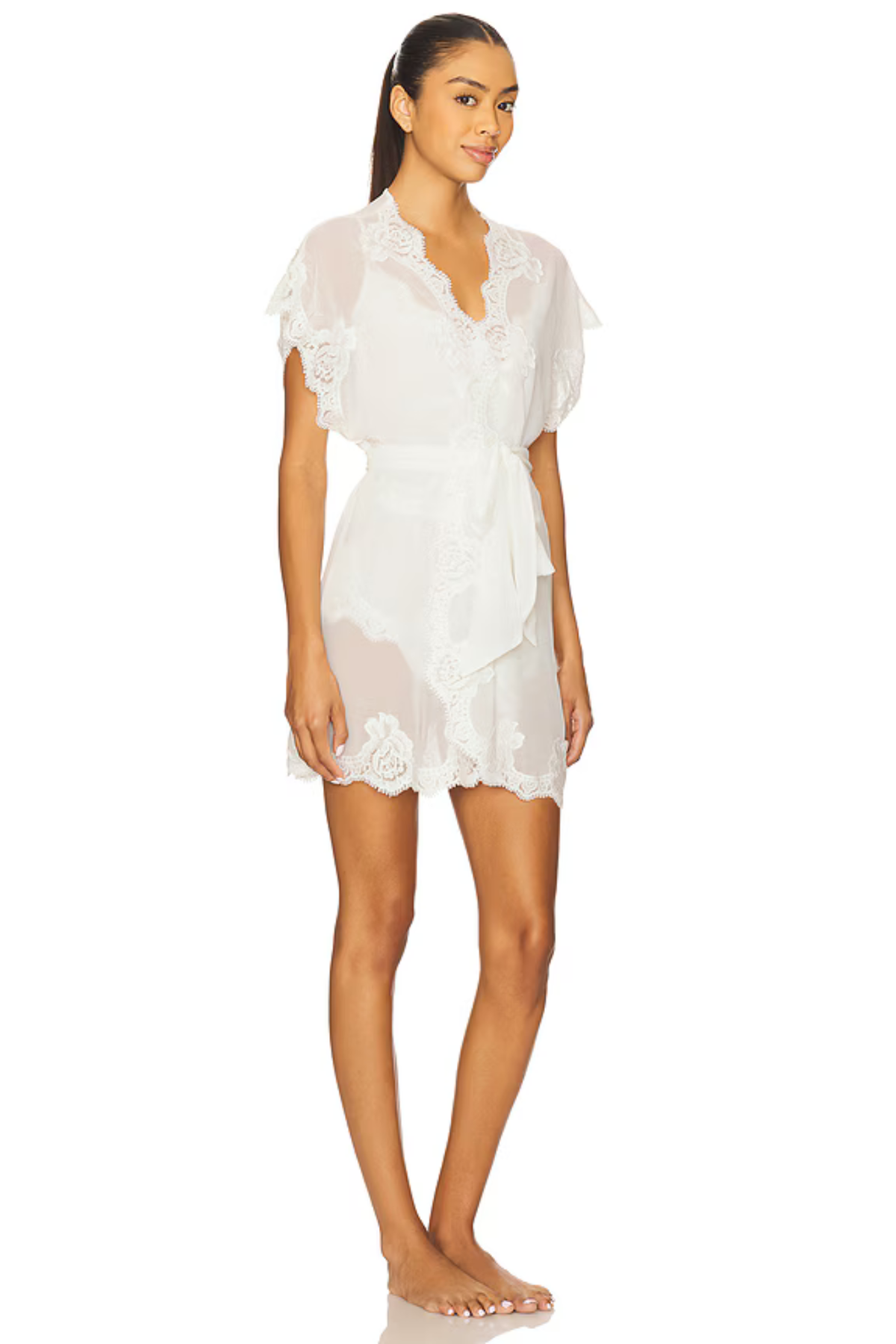 Valentina Mini Chiffon Robe