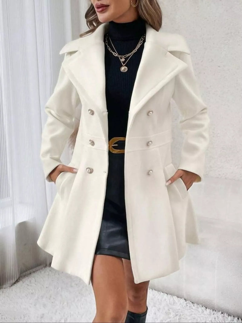 Nobélia — Manteau croisé à basque