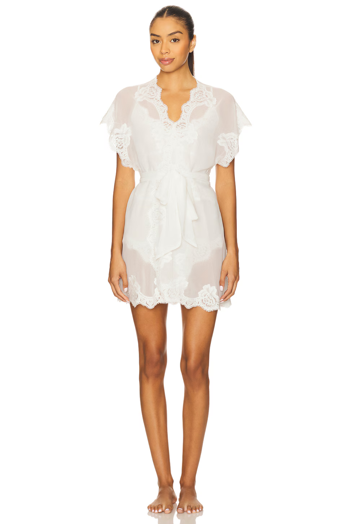 Valentina Mini Chiffon Robe