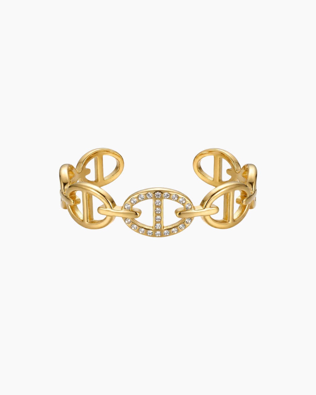 BRACELET JONC LOLA STRASS