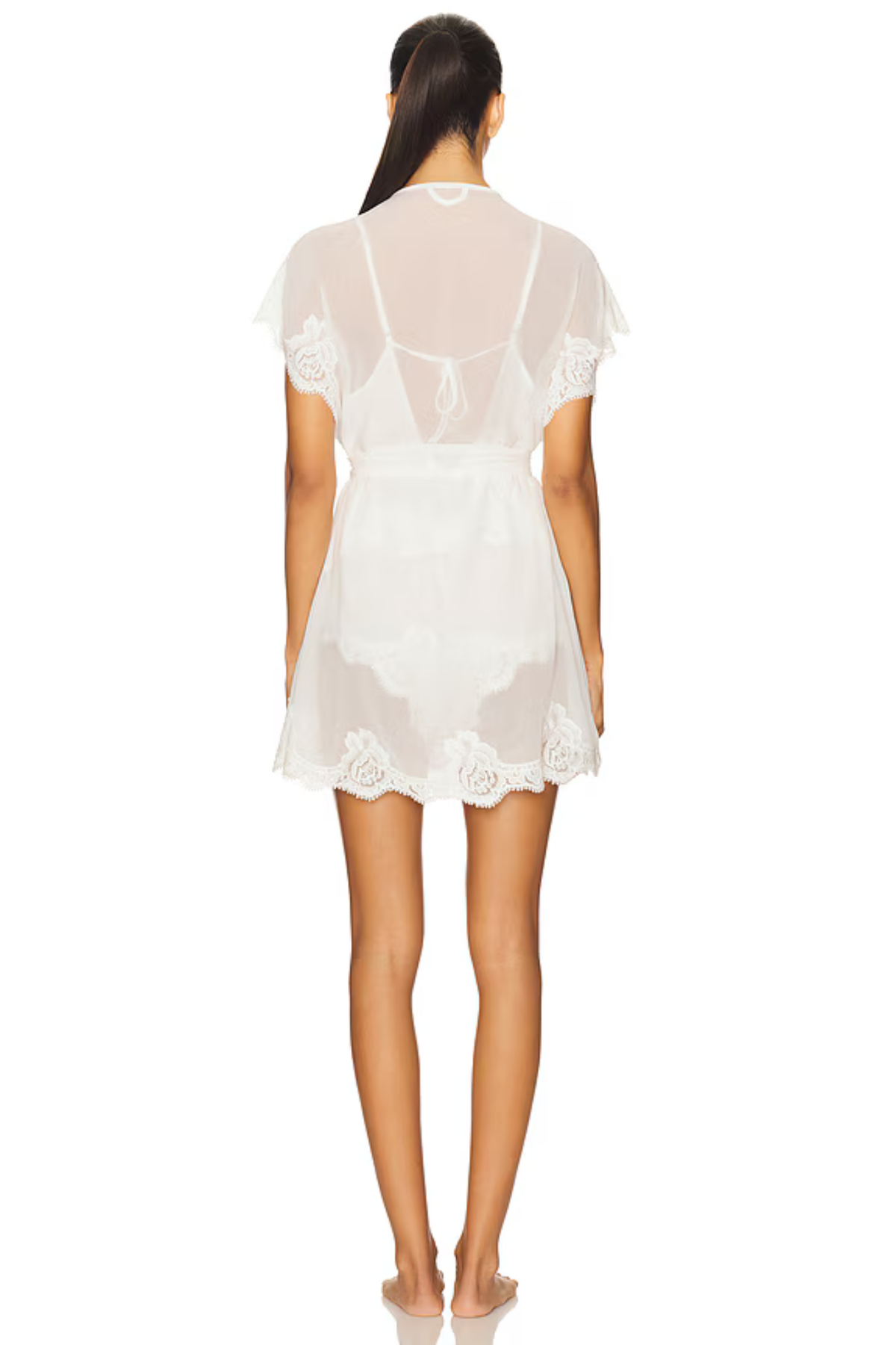 Valentina Mini Chiffon Robe