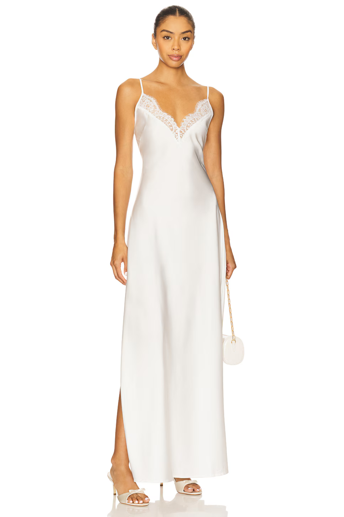 Sian Long Slip - White