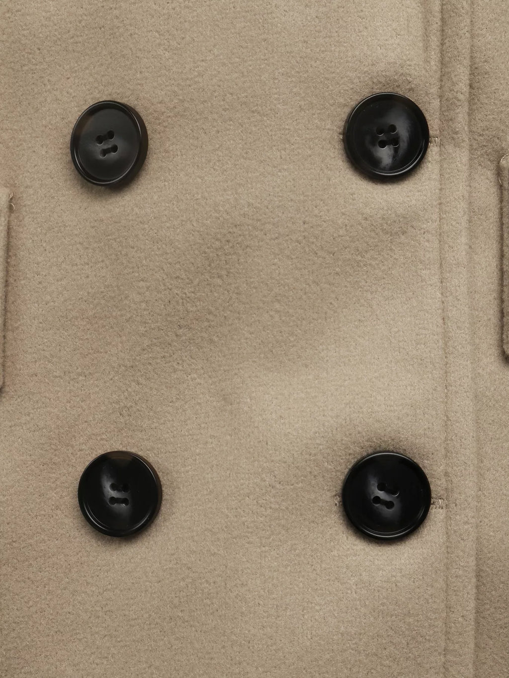 Double-Breasted Lapel Collar Longline Coat