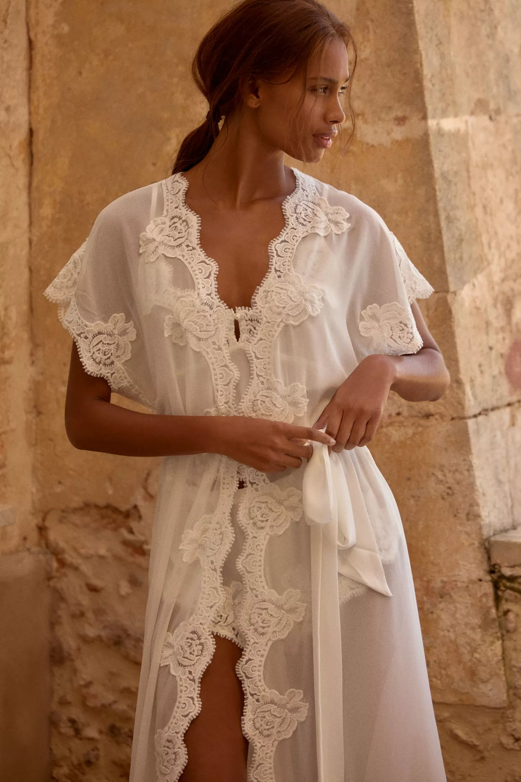 Valentina Chiffon Robe
