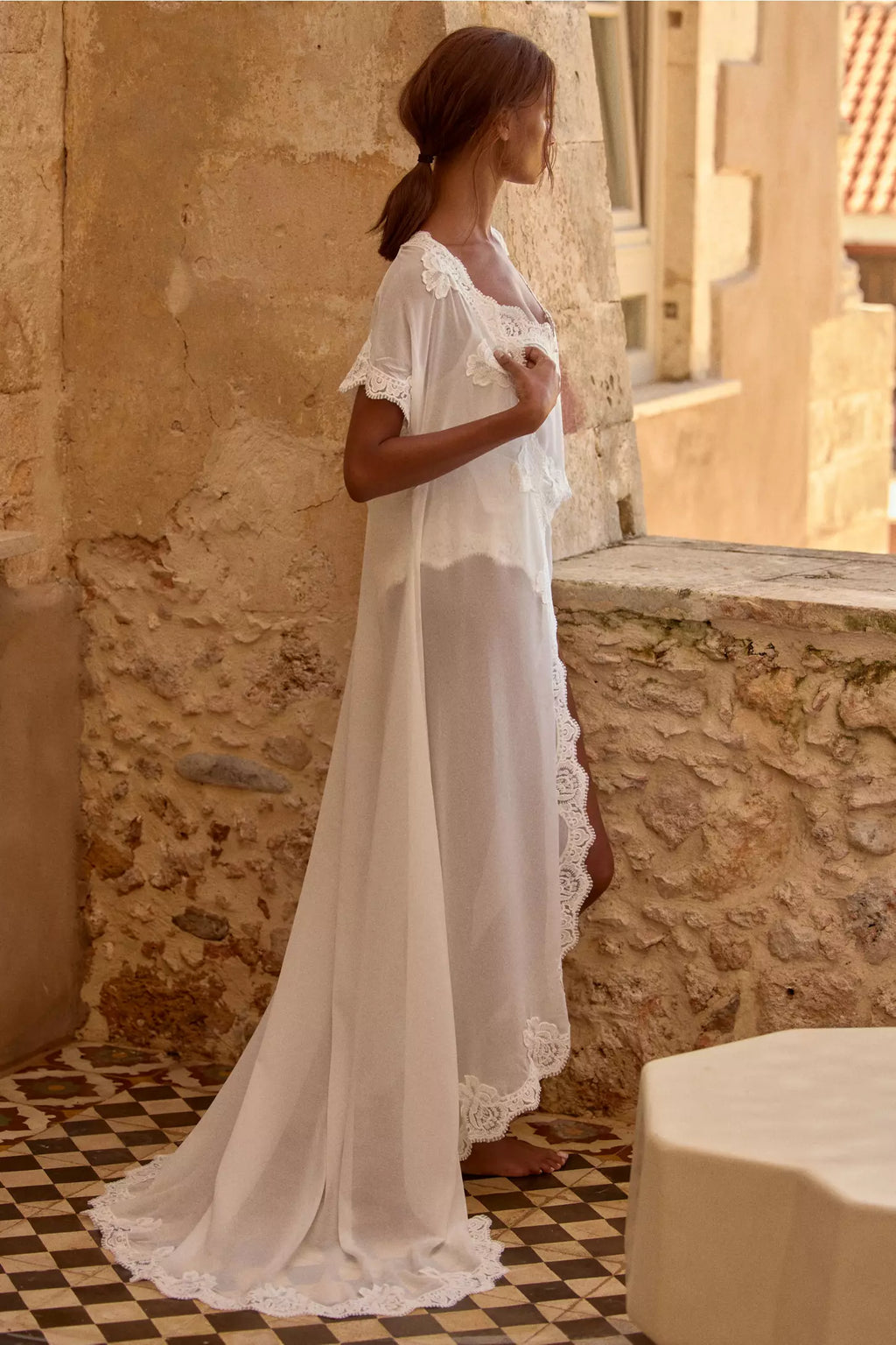 Valentina Chiffon Robe