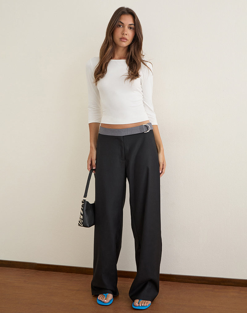 Anansi Trouser in Tailoring Black