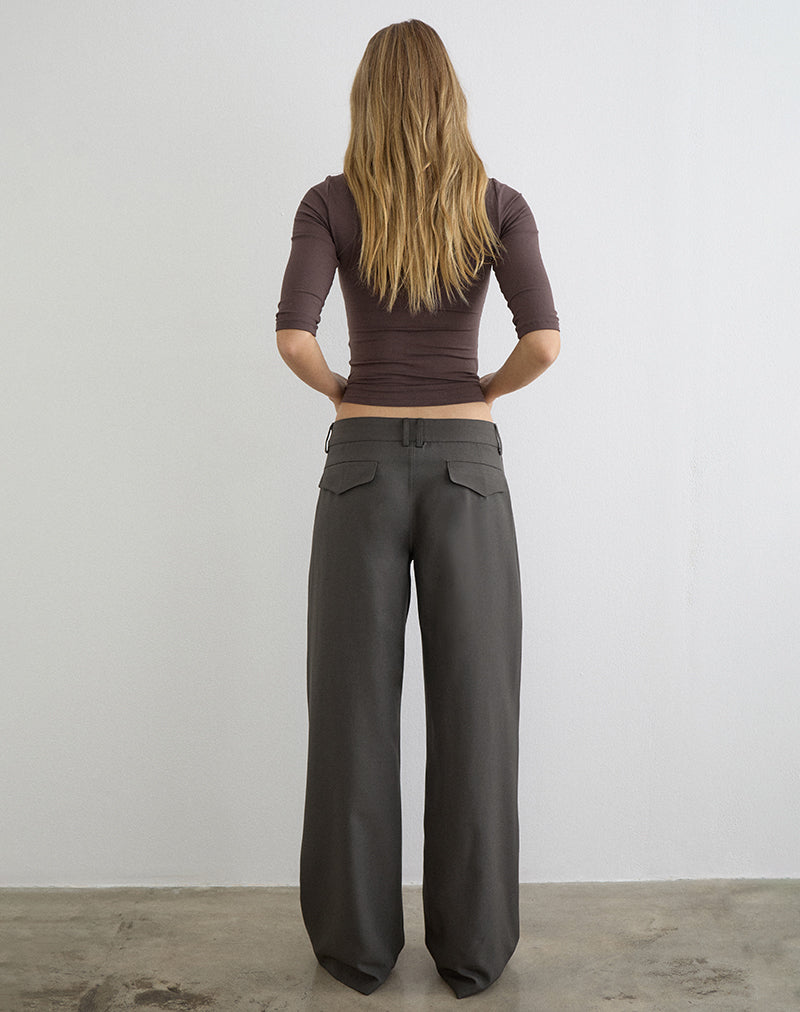 Calza Trouser in Tailoring Warm Grey