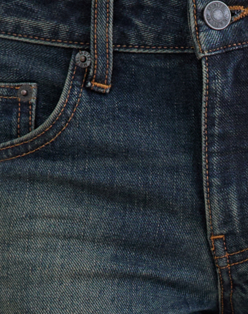 Low Rise Roomy Jeans in Aged Mid Blue