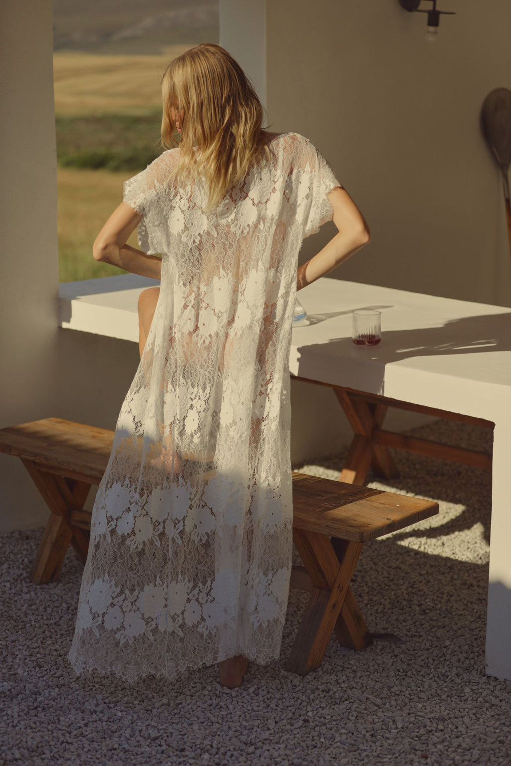 Amira Lace Robe