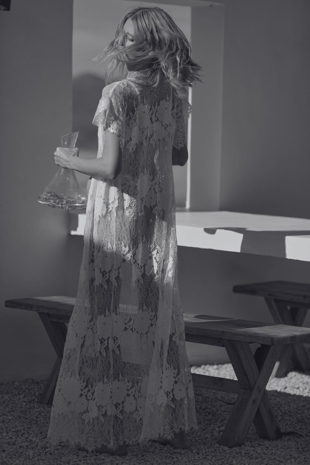 Amira Lace Robe