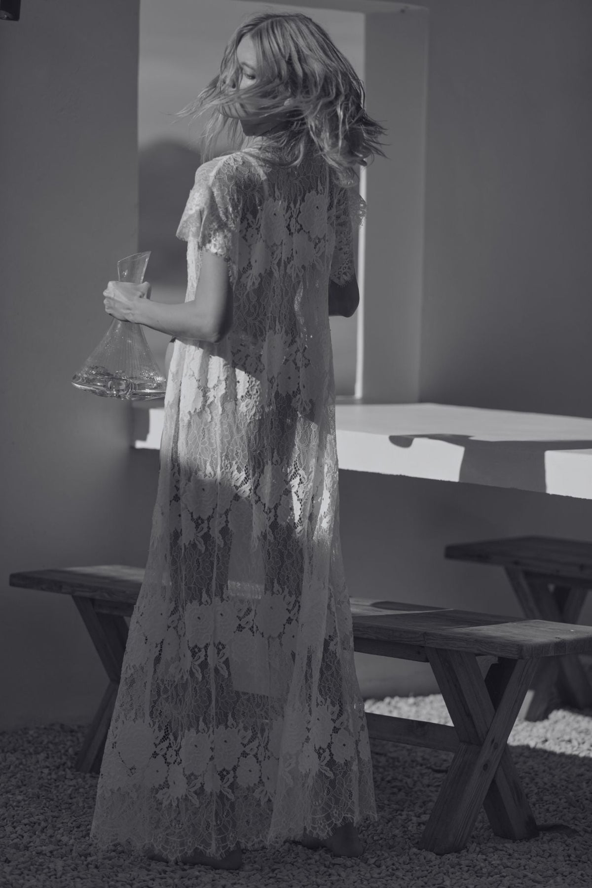 Amira Lace Robe