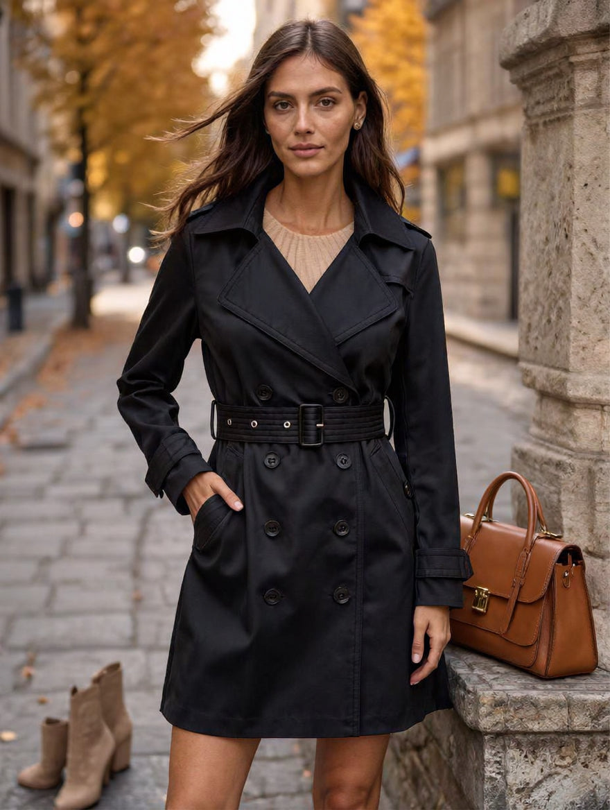 ELEGANT AUTUMN TRENCH