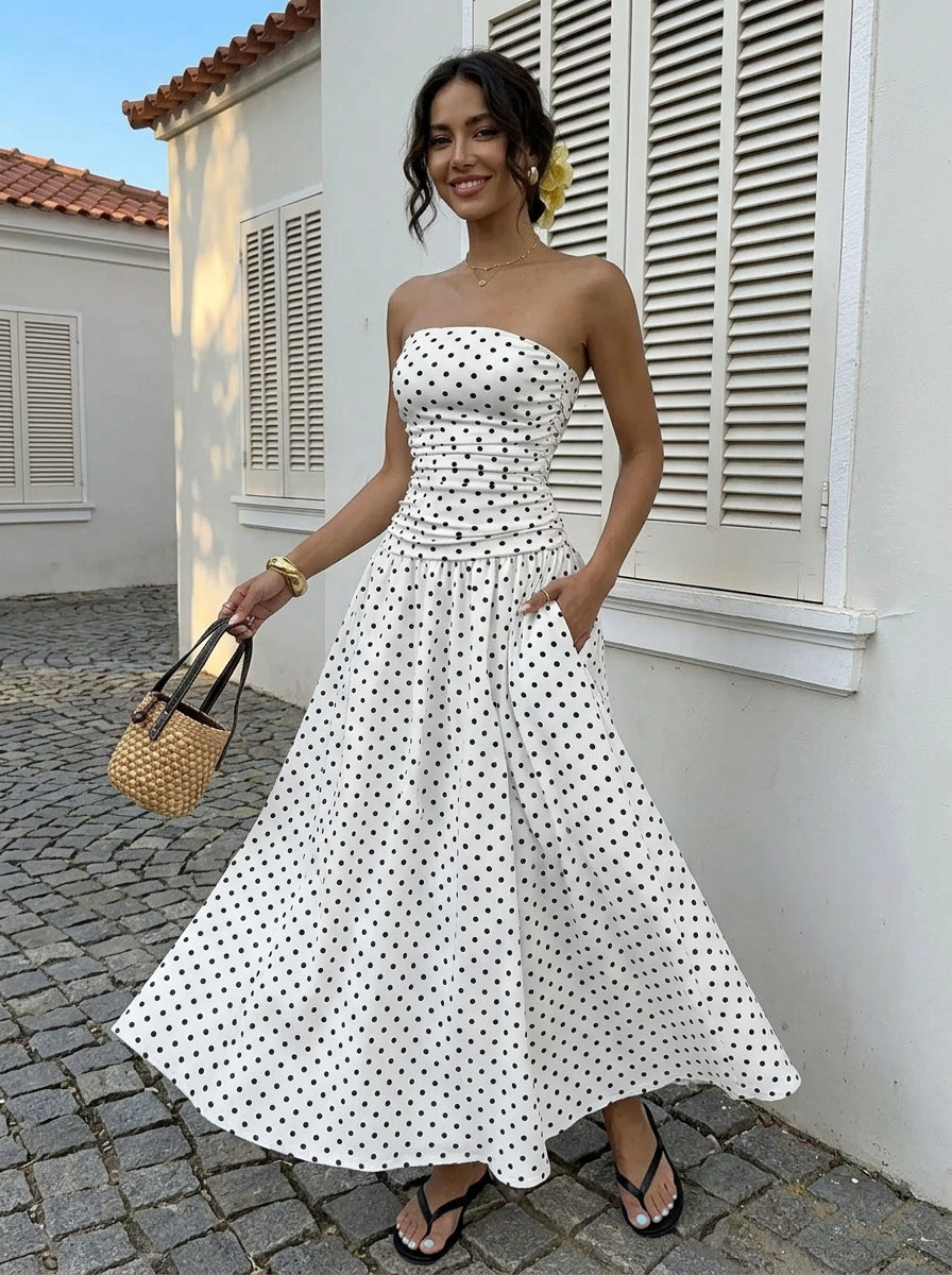 MAXI DOTS SUMMER DRESS