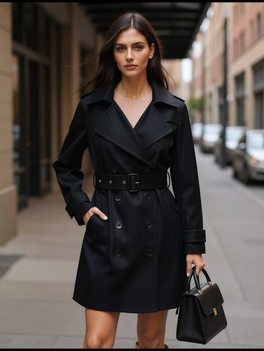 ELEGANT AUTUMN TRENCH