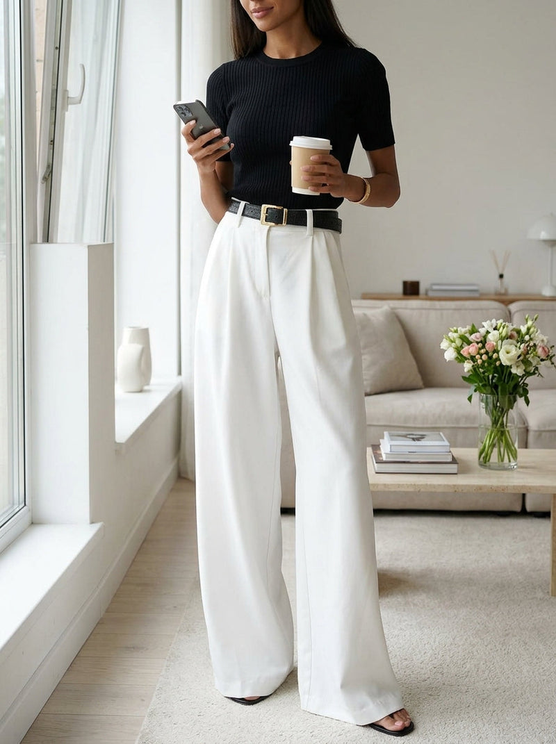 Blandine — Fluid Wide-Leg Trousers
