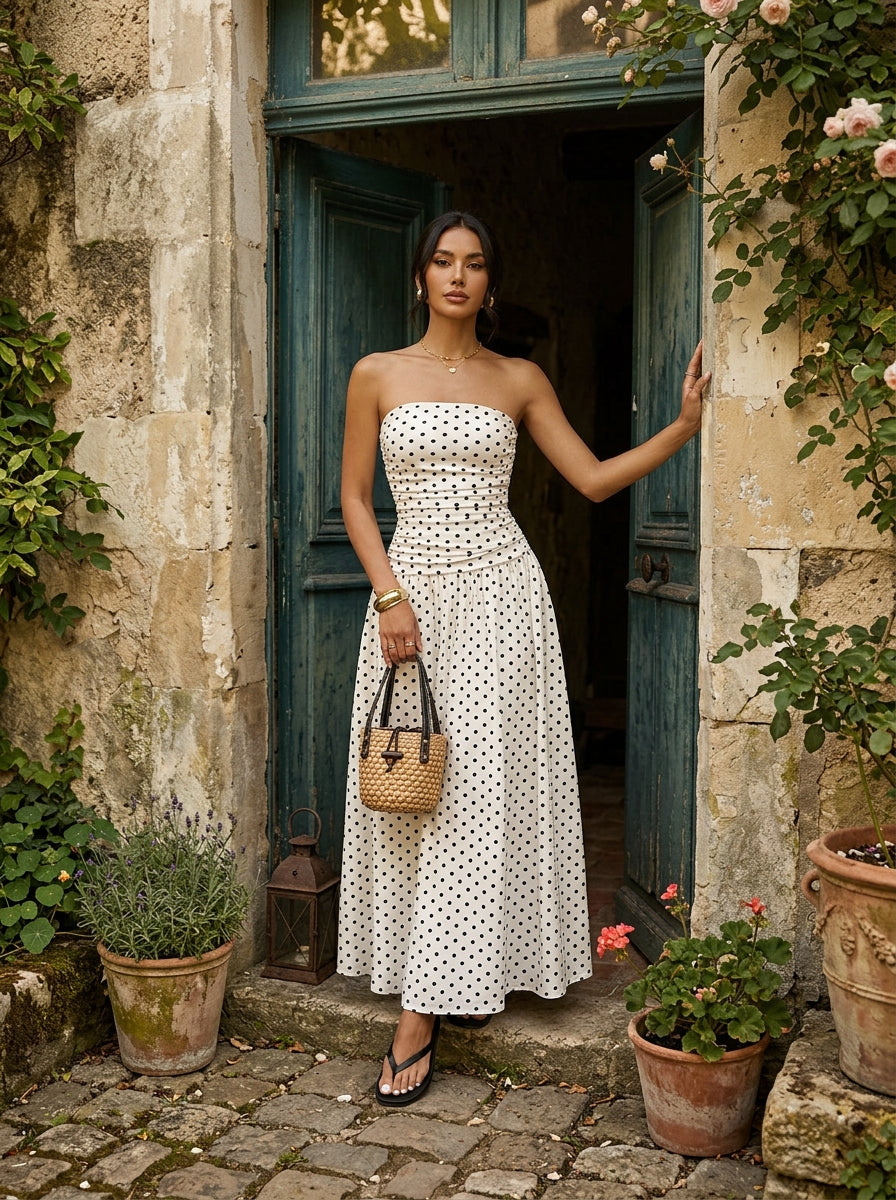 MAXI DOTS SUMMER DRESS
