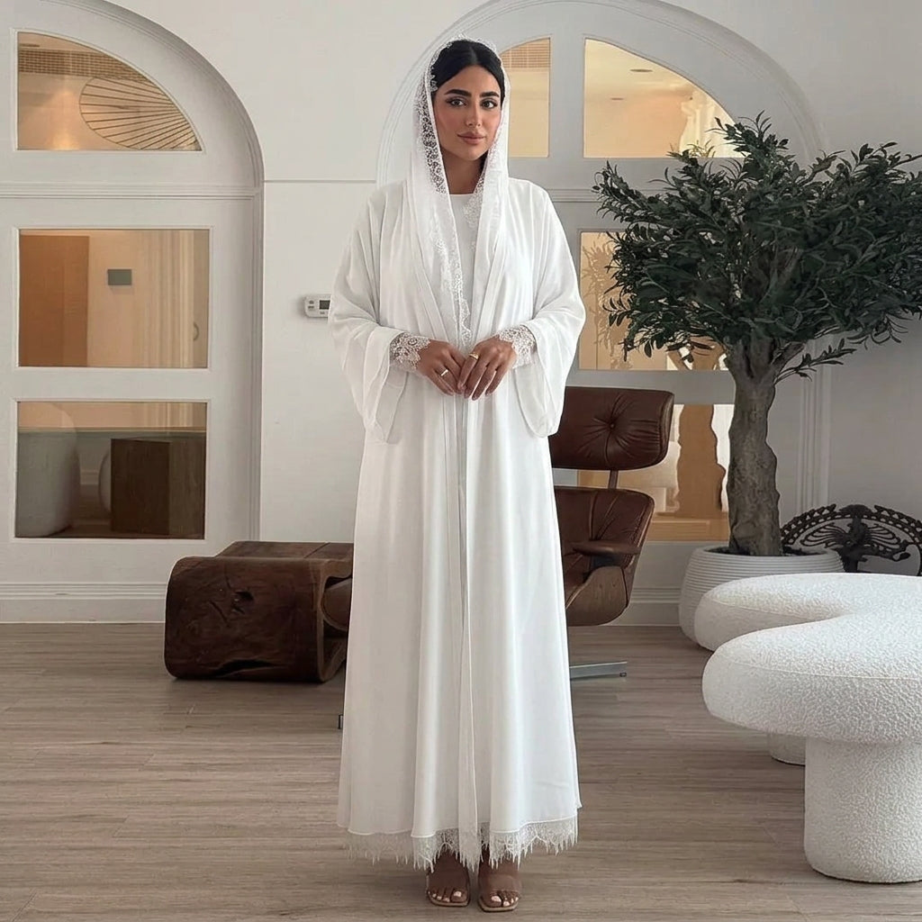 CHIC WHITE ABAYA