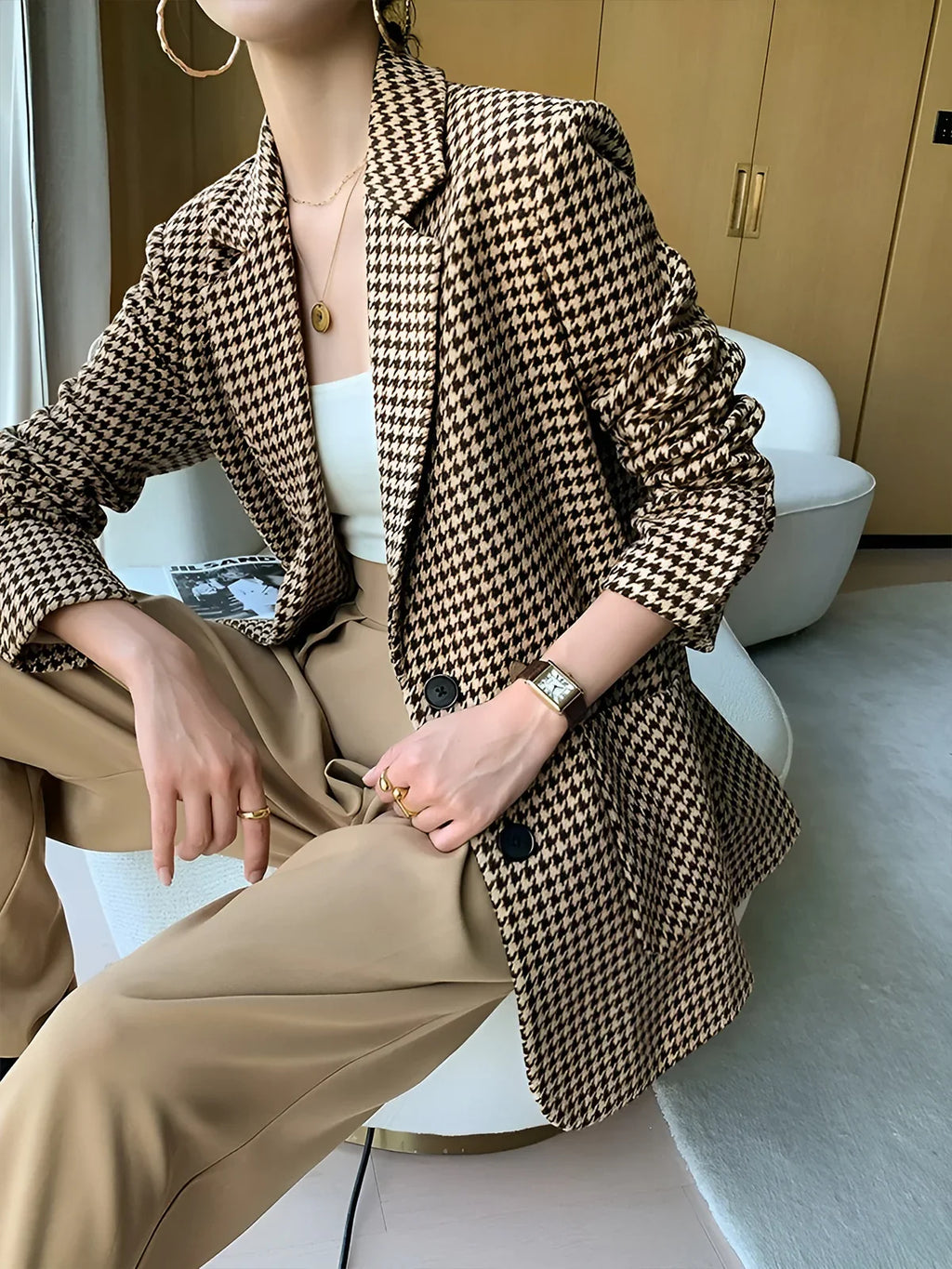 CHIC BLAZER WITH BELT