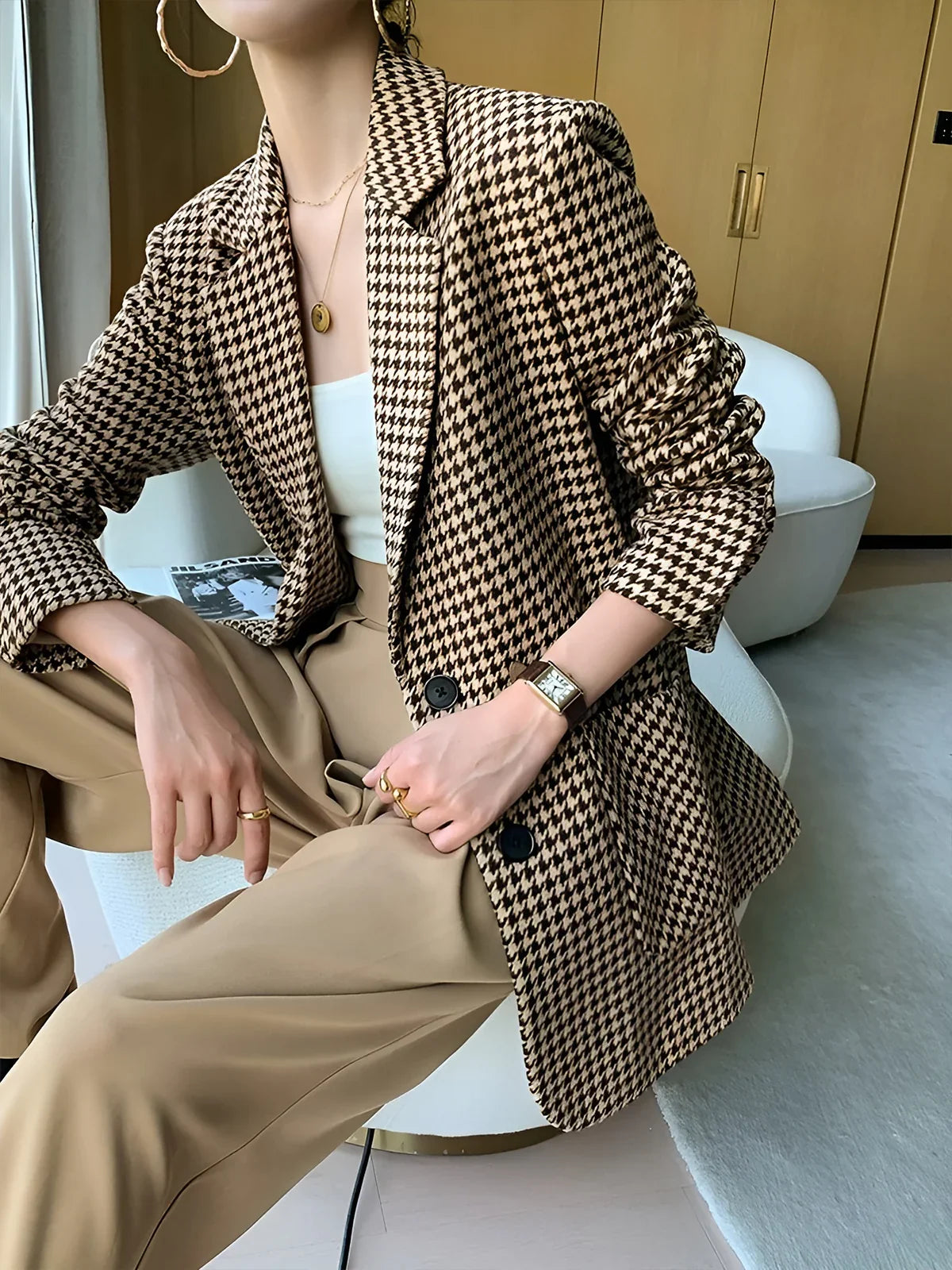 CHIC BLAZER WITH BELT