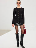 METAL BUTTON BLAZER