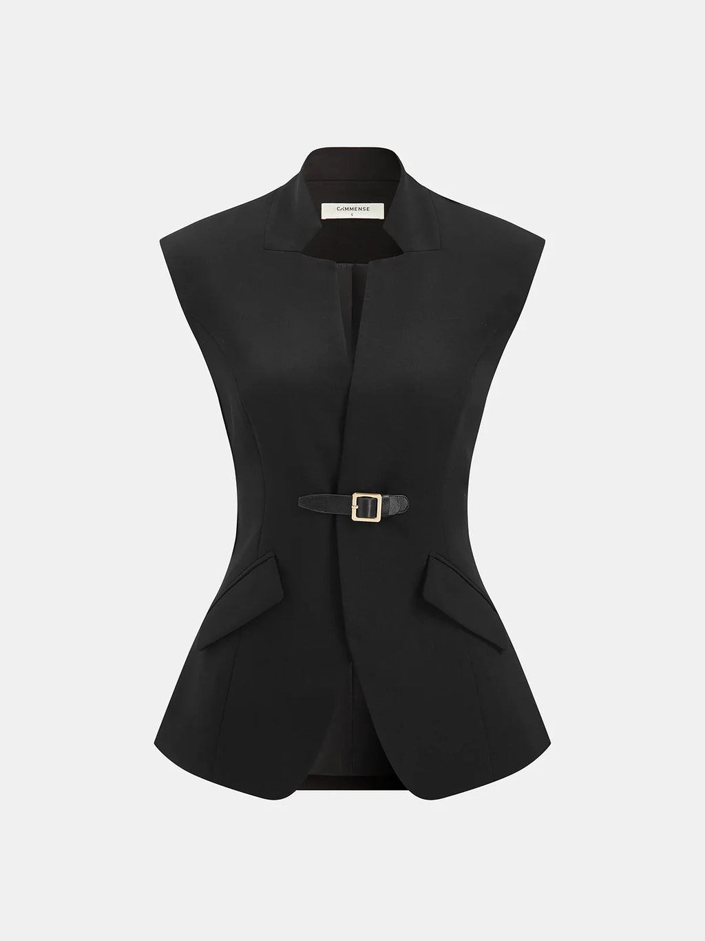 SLEEVELESS BLAZER VEST