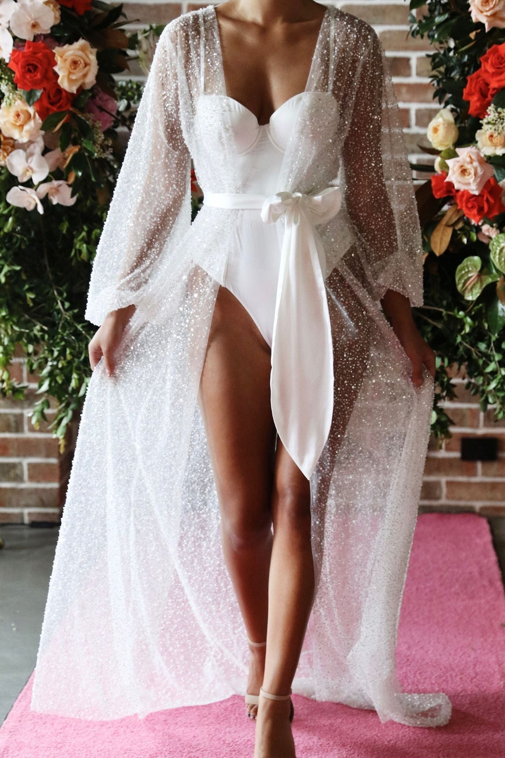 Athena Sequin Beaded Robe