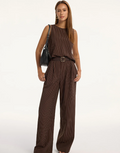 PINSTRIPED COMBINAISON OUTFIT