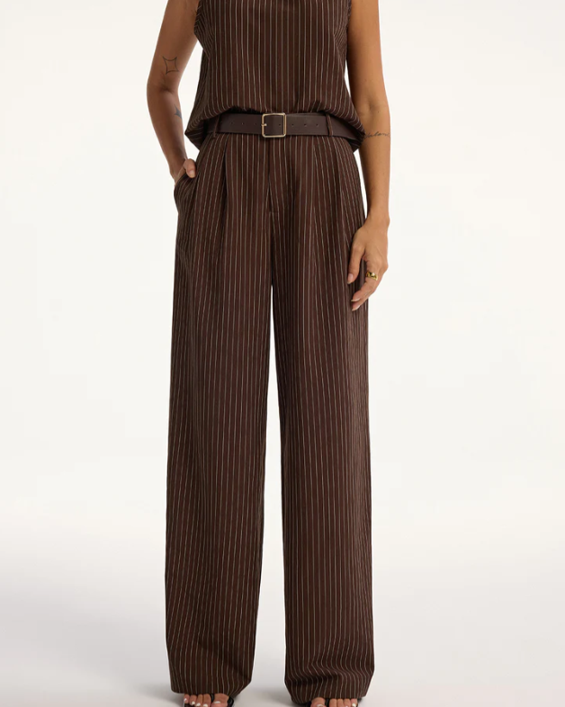 PINSTRIPED COMBINAISON OUTFIT