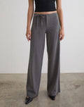 Diomira Trouser in Grey with Tie