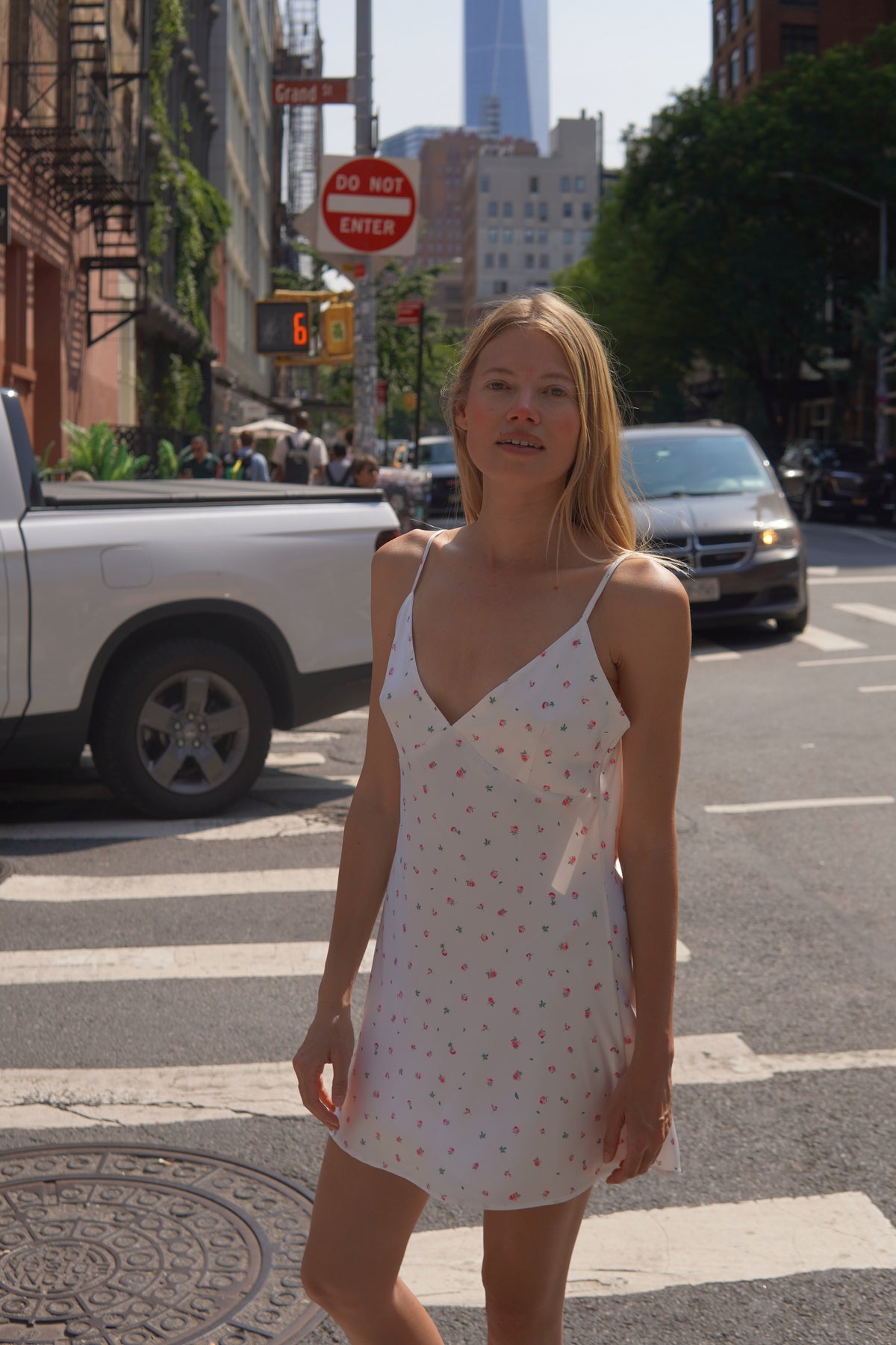 Rosie OkeoTex Satin Slip - White *Final Sale*
