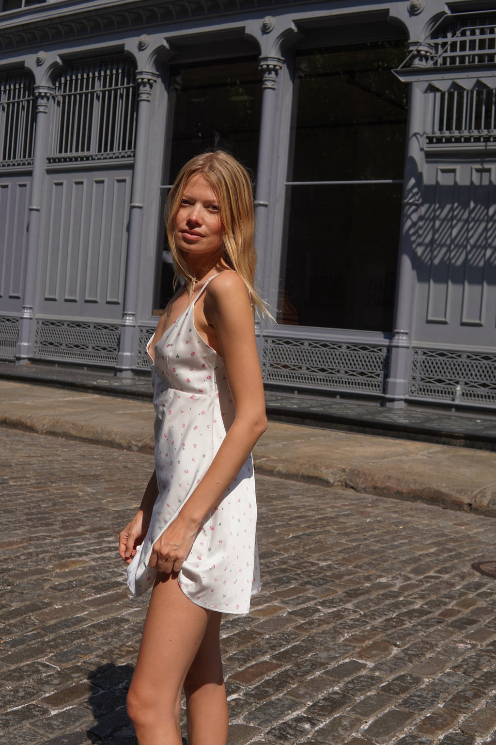 Rosie OkeoTex Satin Slip - White *Final Sale*
