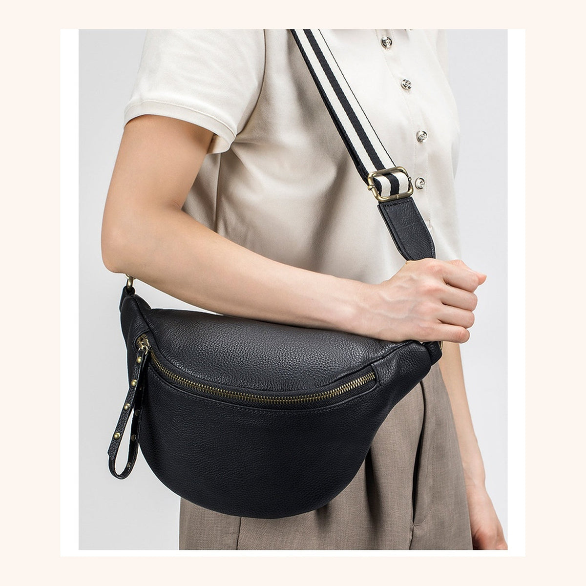 Sac Banane Cuir Grande Capacité