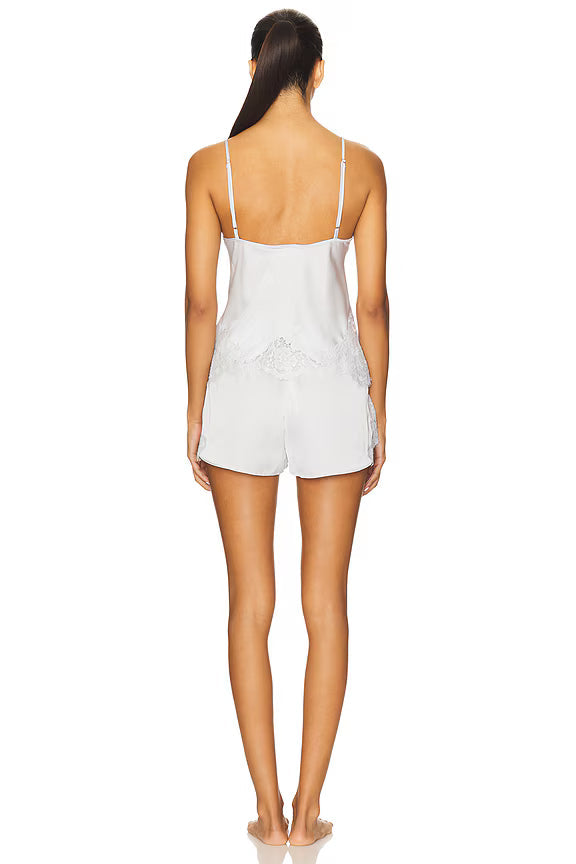 Sian  Lace Cami Set - Eggshell blue