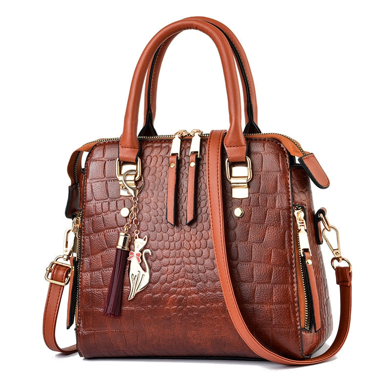 Le Sac à Bandoulière Croco